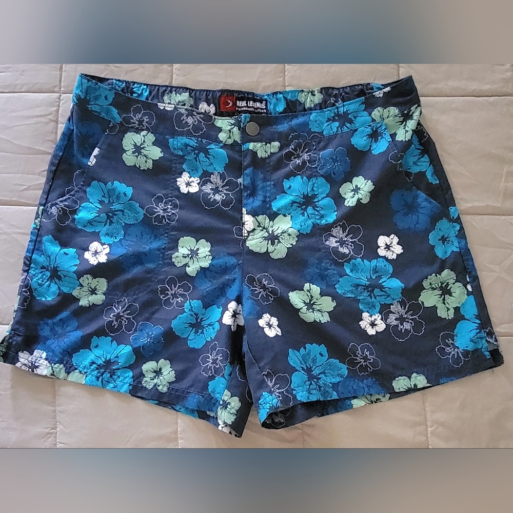 Floral Print Boardshorts from Reel Legends, Women's XL